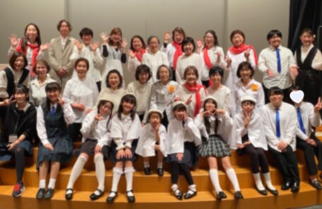都筑区三世代合唱団コンサート集合写真